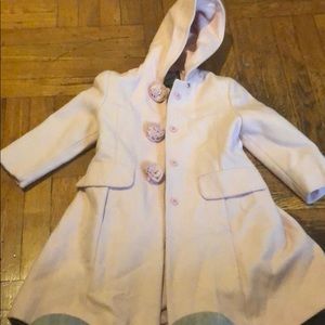 Light pink pea coat